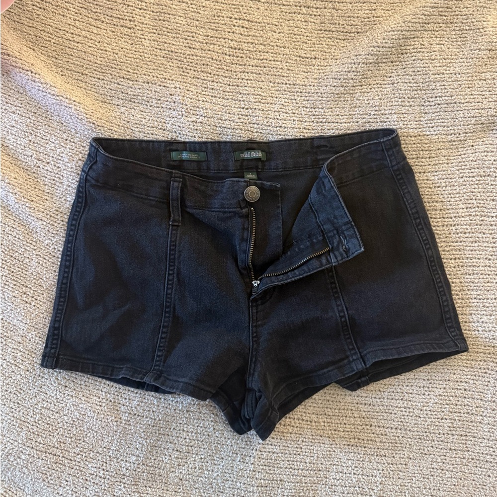 High rise short shorts